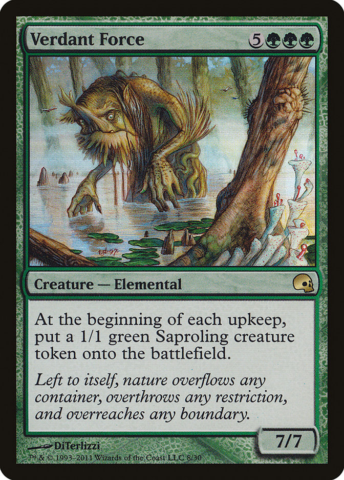 Verdant Force [Premium Deck Series: Graveborn] MTG Single Magic: The Gathering | Red Claw Gaming