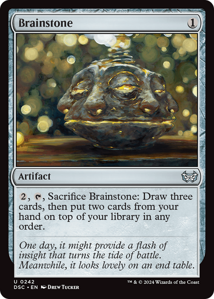 Brainstone [Duskmourn: House of Horror Commander] MTG Single Magic: The Gathering | Red Claw Gaming