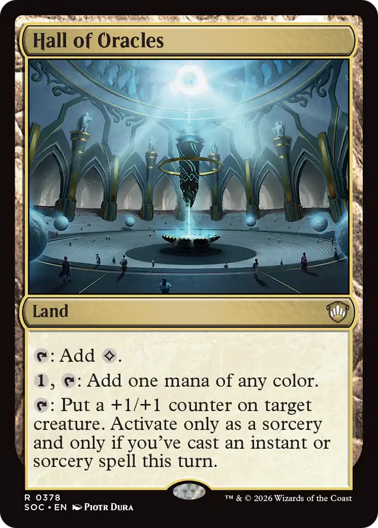 Hall of Oracles [Secrets of Strixhaven Commander] MTG Single Magic: The Gathering | Red Claw Gaming