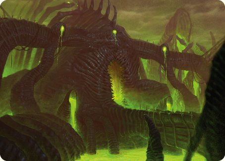 The Dross Pits Art Card [Phyrexia: All Will Be One Art Series] MTG Single Magic: The Gathering | Red Claw Gaming