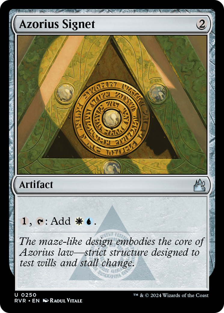 Azorius Signet [Ravnica Remastered] MTG Single Magic: The Gathering | Red Claw Gaming