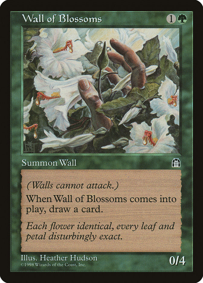 Wall of Blossoms [Stronghold] MTG Single Magic: The Gathering | Red Claw Gaming