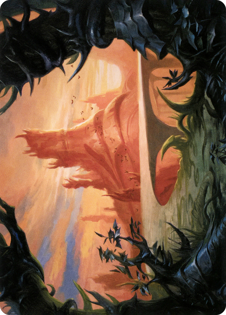 Slagwoods Bridge Art Card [Modern Horizons 2 Art Series] MTG Single Magic: The Gathering | Red Claw Gaming