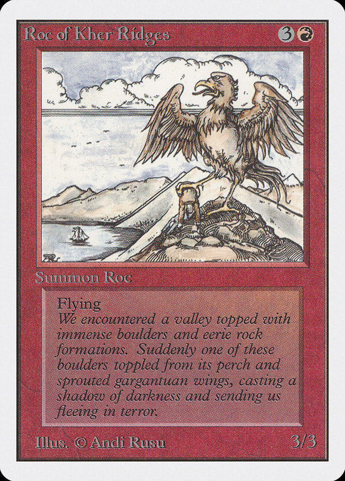 Roc of Kher Ridges [Unlimited Edition] MTG Single Magic: The Gathering | Red Claw Gaming