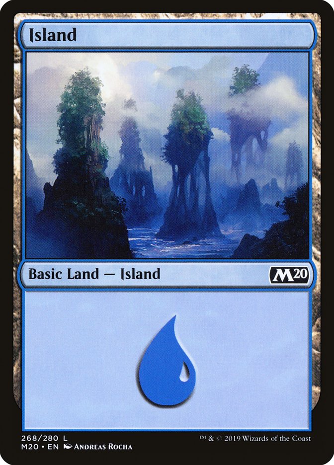 Island (268) [Core Set 2020] MTG Single Magic: The Gathering | Red Claw Gaming