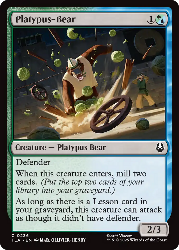 Platypus-Bear [Avatar: The Last Airbender] MTG Single Magic: The Gathering | Red Claw Gaming