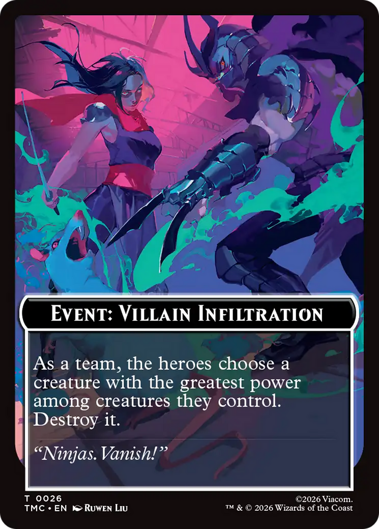Event: Villain Infiltration [Teenage Mutant Ninja Turtles Commander Tokens] MTG Single Magic: The Gathering | Red Claw Gaming
