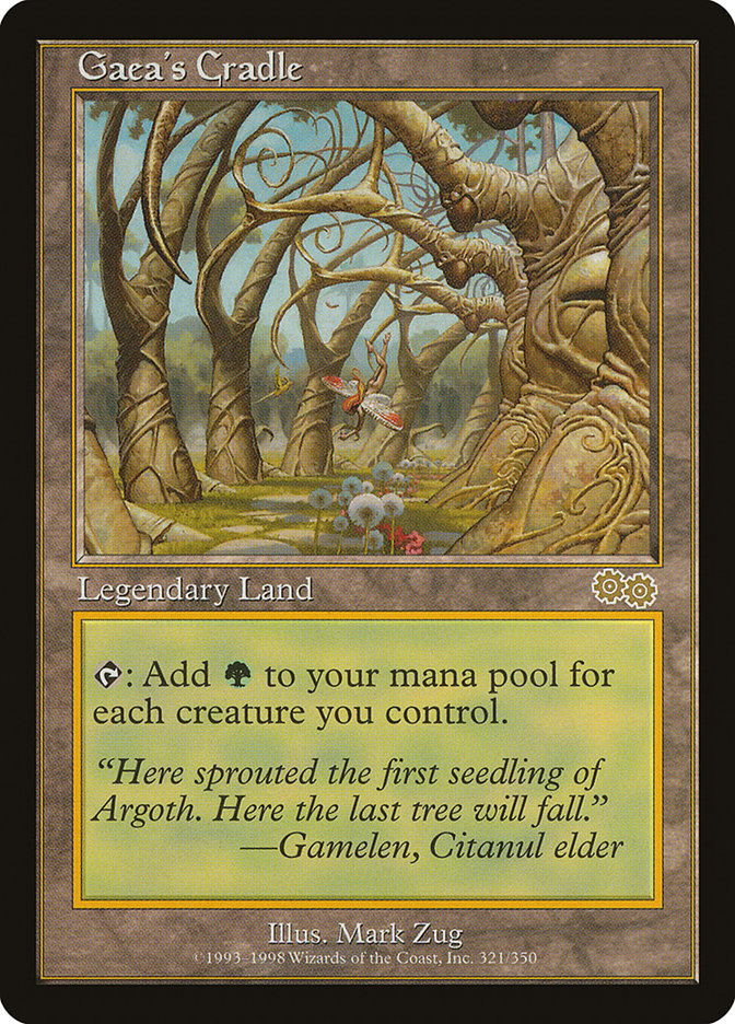 Gaea's Cradle [Urza's Saga] MTG Single Magic: The Gathering | Red Claw Gaming