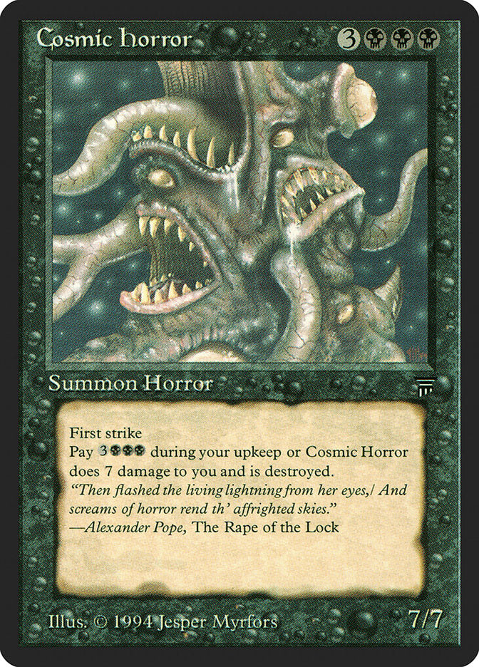 Cosmic Horror [Legends] MTG Single Magic: The Gathering | Red Claw Gaming