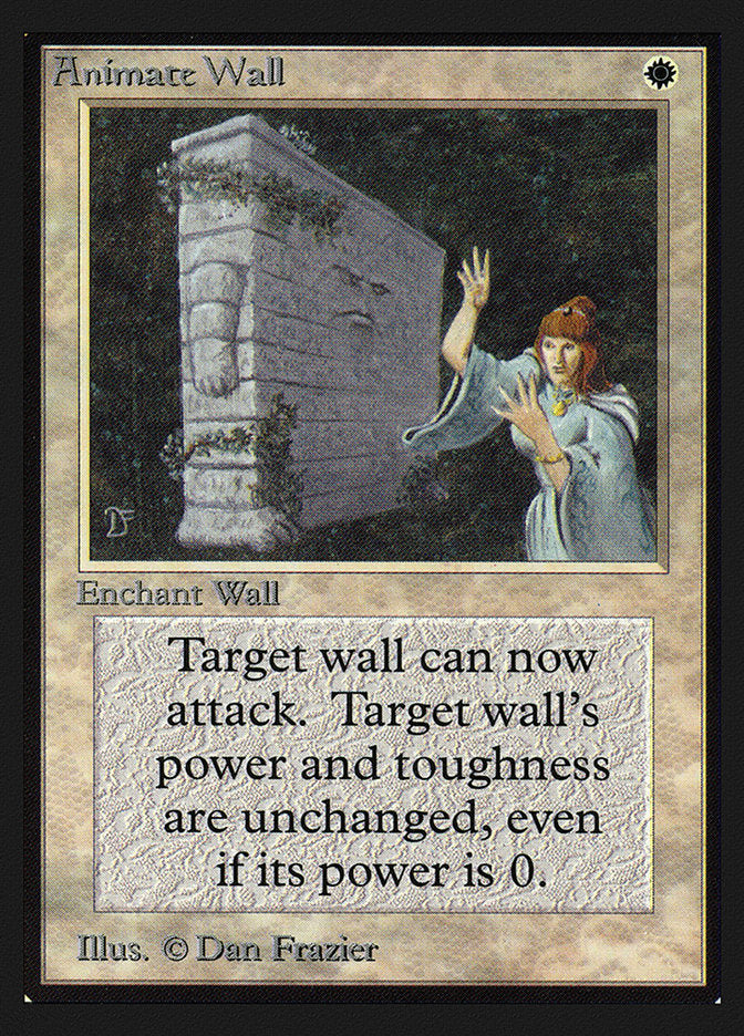 Animate Wall [Collectors' Edition] MTG Single Magic: The Gathering | Red Claw Gaming