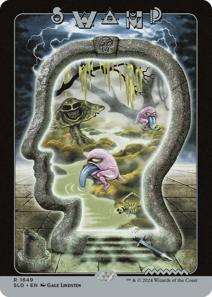 Swamp (1649) [Secret Lair Drop Series] MTG Single Magic: The Gathering | Red Claw Gaming