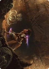 Dogged Pursuit Art Card [Kaldheim Art Series] MTG Single Magic: The Gathering | Red Claw Gaming