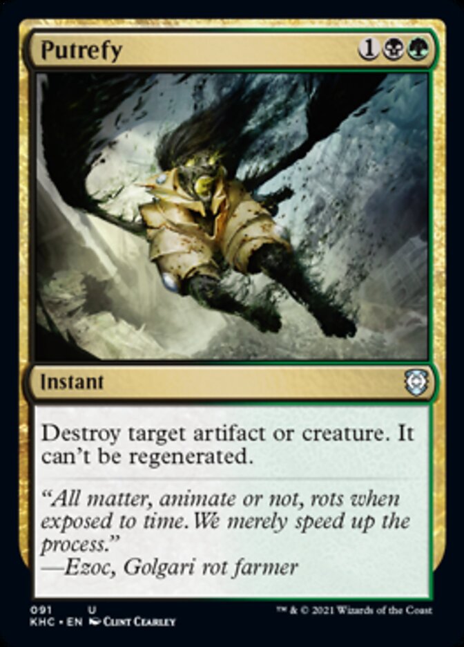 Putrefy [Kaldheim Commander] MTG Single Magic: The Gathering | Red Claw Gaming