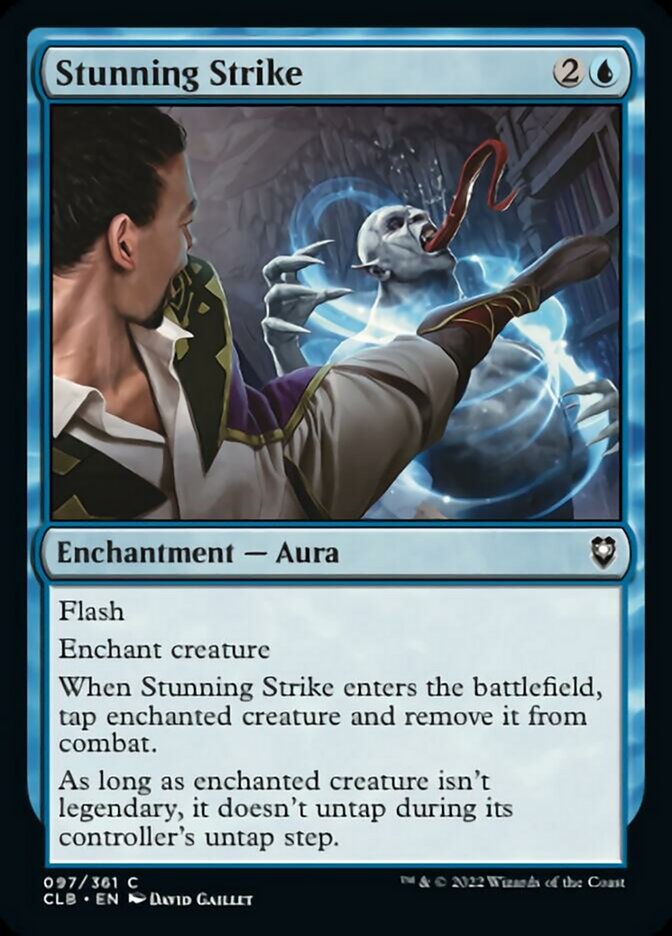 Stunning Strike [Commander Legends: Battle for Baldur's Gate] MTG Single Magic: The Gathering | Red Claw Gaming