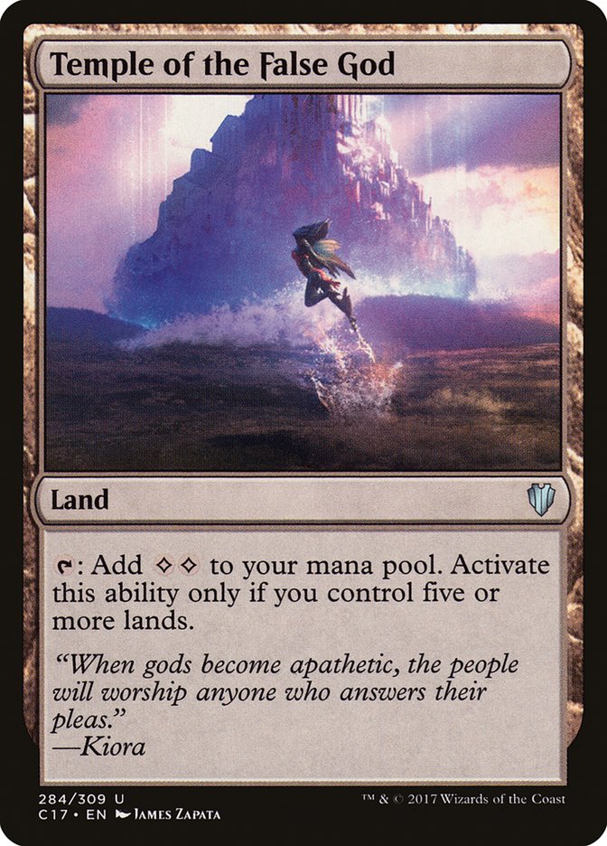 Temple of the False God [Commander 2017] MTG Single Magic: The Gathering | Red Claw Gaming