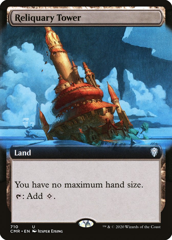 Reliquary Tower (Extended Art) [Commander Legends] MTG Single Magic: The Gathering | Red Claw Gaming