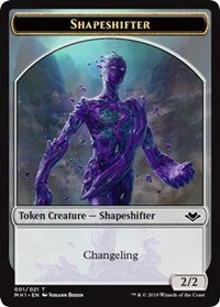 Shapeshifter (001) // Elephant (012) Double-Sided Token [Modern Horizons Tokens] MTG Single Magic: The Gathering    | Red Claw Gaming