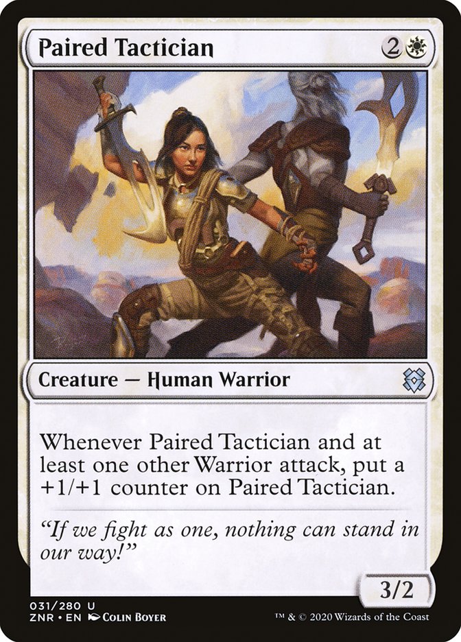Paired Tactician [Zendikar Rising] MTG Single Magic: The Gathering | Red Claw Gaming