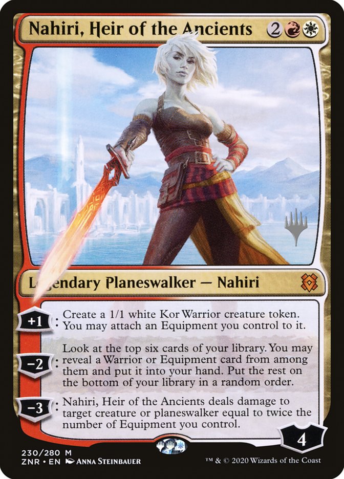 Nahiri, Heir of the Ancients (Promo Pack) [Zendikar Rising Promos] MTG Single Magic: The Gathering | Red Claw Gaming