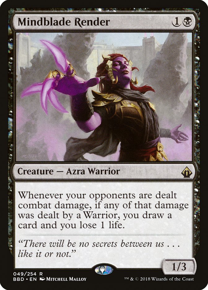 Mindblade Render [Battlebond] MTG Single Magic: The Gathering | Red Claw Gaming