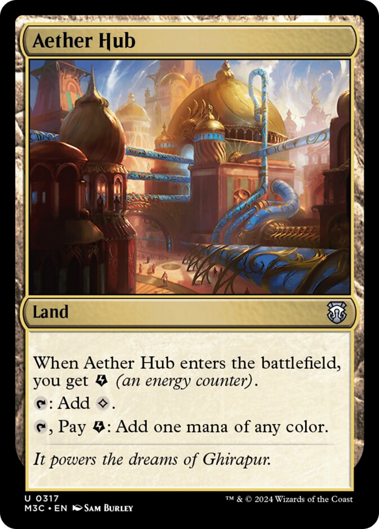 Aether Hub [Modern Horizons 3 Commander] MTG Single Magic: The Gathering | Red Claw Gaming
