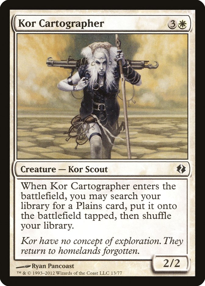 Kor Cartographer [Duel Decks: Venser vs. Koth] MTG Single Magic: The Gathering | Red Claw Gaming
