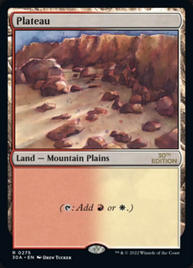 Plateau [30th Anniversary Edition] MTG Single Magic: The Gathering | Red Claw Gaming