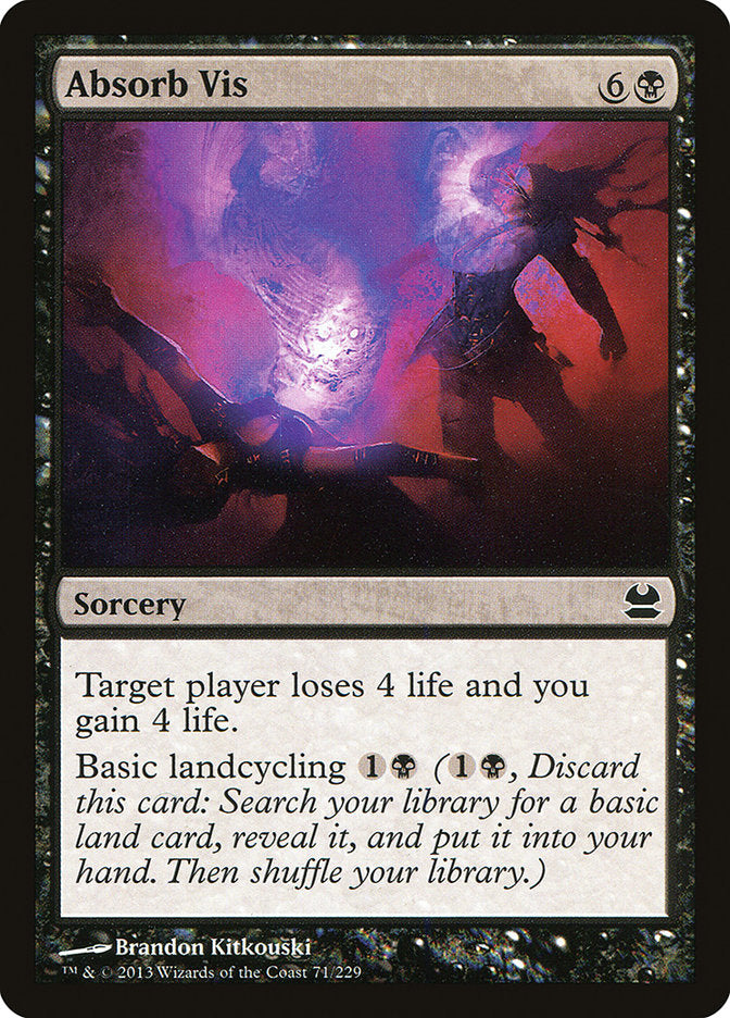Absorb Vis [Modern Masters] MTG Single Magic: The Gathering | Red Claw Gaming