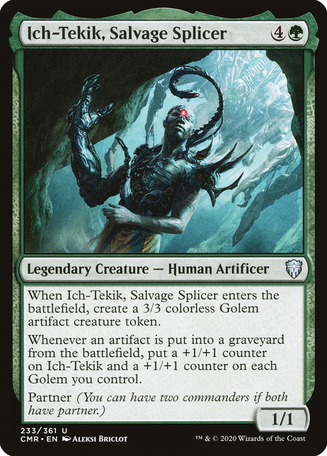 Ich-Tekik, Salvage Splicer [Commander Legends] MTG Single Magic: The Gathering | Red Claw Gaming