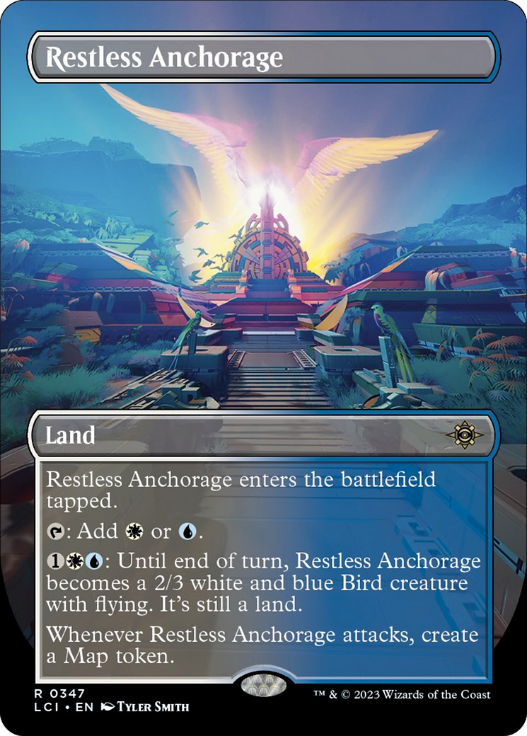 Restless Anchorage (Borderless) [The Lost Caverns of Ixalan] MTG Single Magic: The Gathering    | Red Claw Gaming