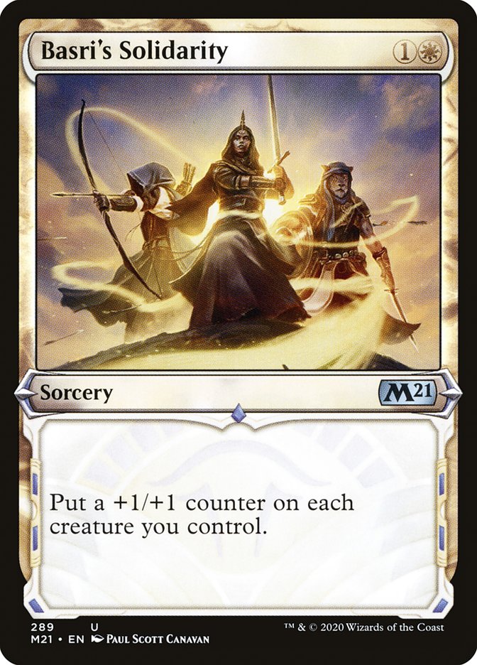 Basri's Solidarity (Showcase) [Core Set 2021] MTG Single Magic: The Gathering | Red Claw Gaming