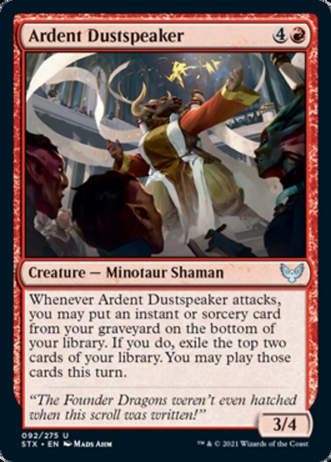 Ardent Dustspeaker [Strixhaven: School of Mages] MTG Single Magic: The Gathering | Red Claw Gaming