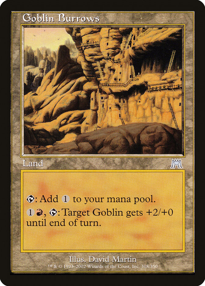 Goblin Burrows [Onslaught] MTG Single Magic: The Gathering | Red Claw Gaming