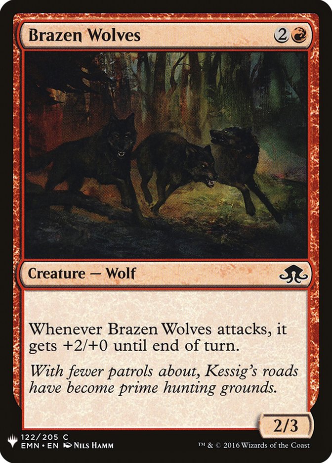Brazen Wolves [Mystery Booster] MTG Single Magic: The Gathering    | Red Claw Gaming