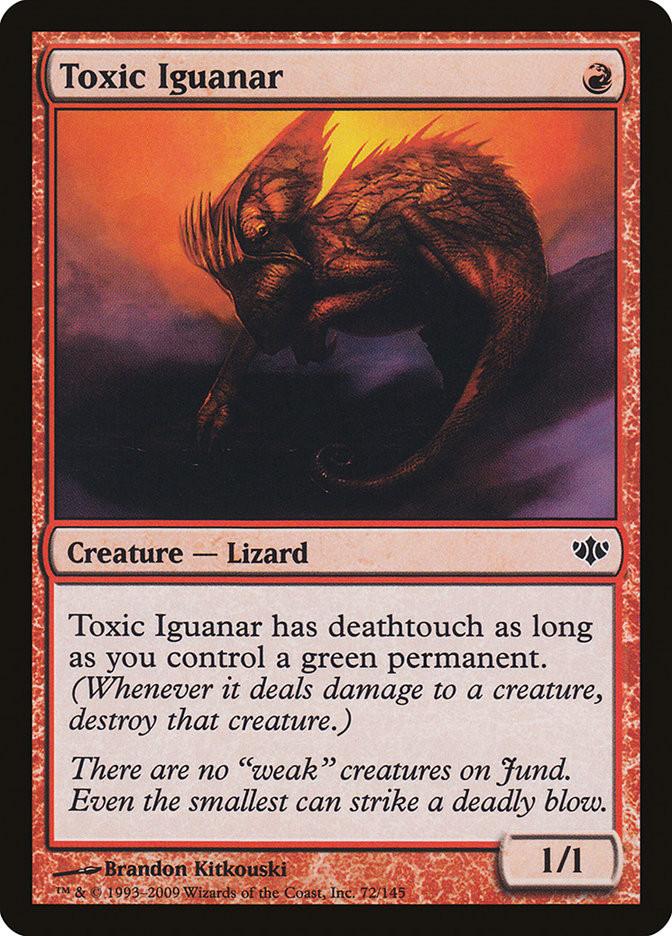 Toxic Iguanar [Conflux] MTG Single Magic: The Gathering | Red Claw Gaming