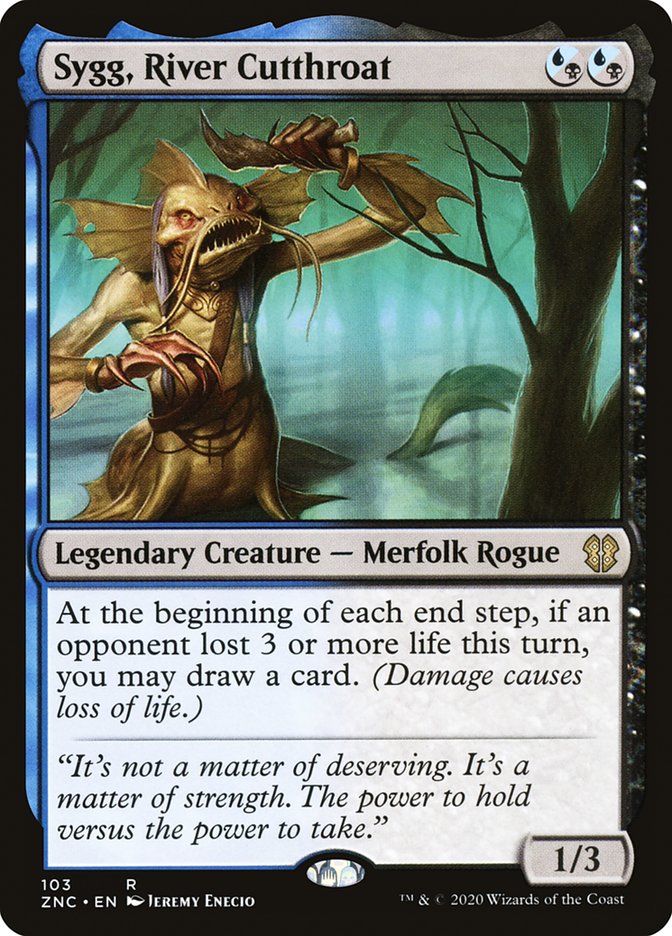 Sygg, River Cutthroat [Zendikar Rising Commander] MTG Single Magic: The Gathering | Red Claw Gaming