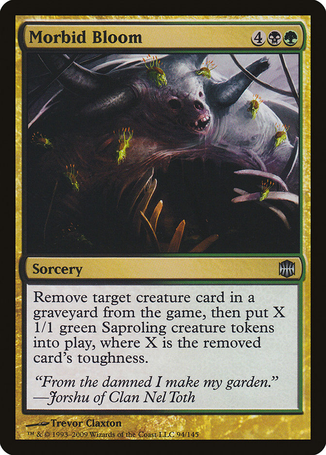 Morbid Bloom [Alara Reborn] MTG Single Magic: The Gathering | Red Claw Gaming