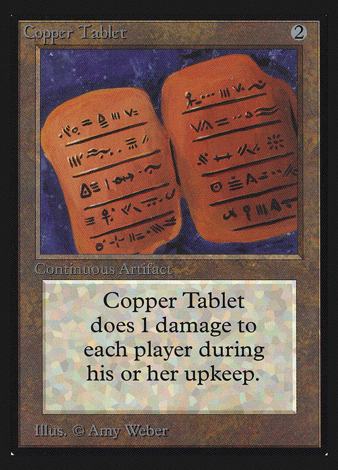 Copper Tablet [Collectors' Edition] MTG Single Magic: The Gathering | Red Claw Gaming