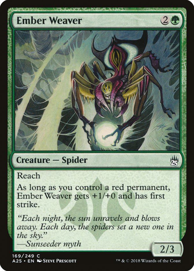 Ember Weaver [Masters 25] MTG Single Magic: The Gathering | Red Claw Gaming