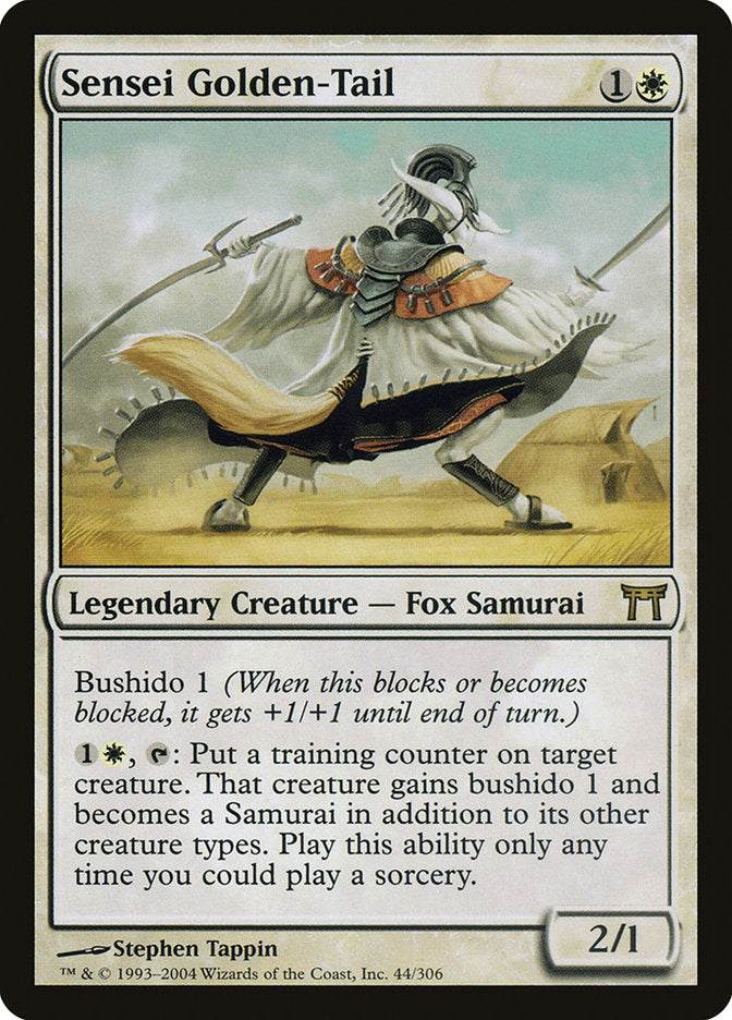 Sensei Golden-Tail [Champions of Kamigawa] MTG Single Magic: The Gathering | Red Claw Gaming
