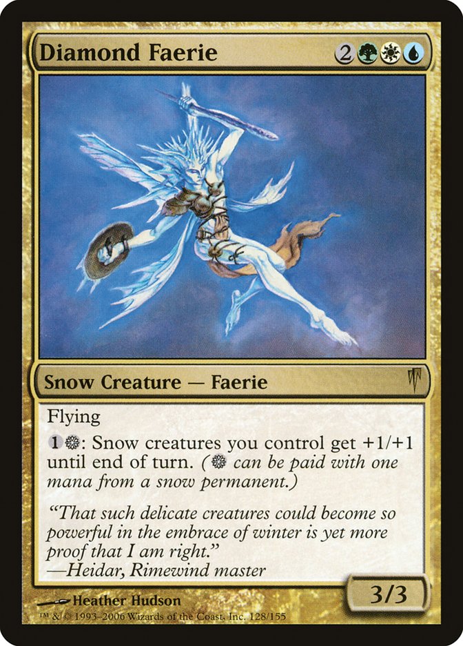 Diamond Faerie [Coldsnap] MTG Single Magic: The Gathering | Red Claw Gaming