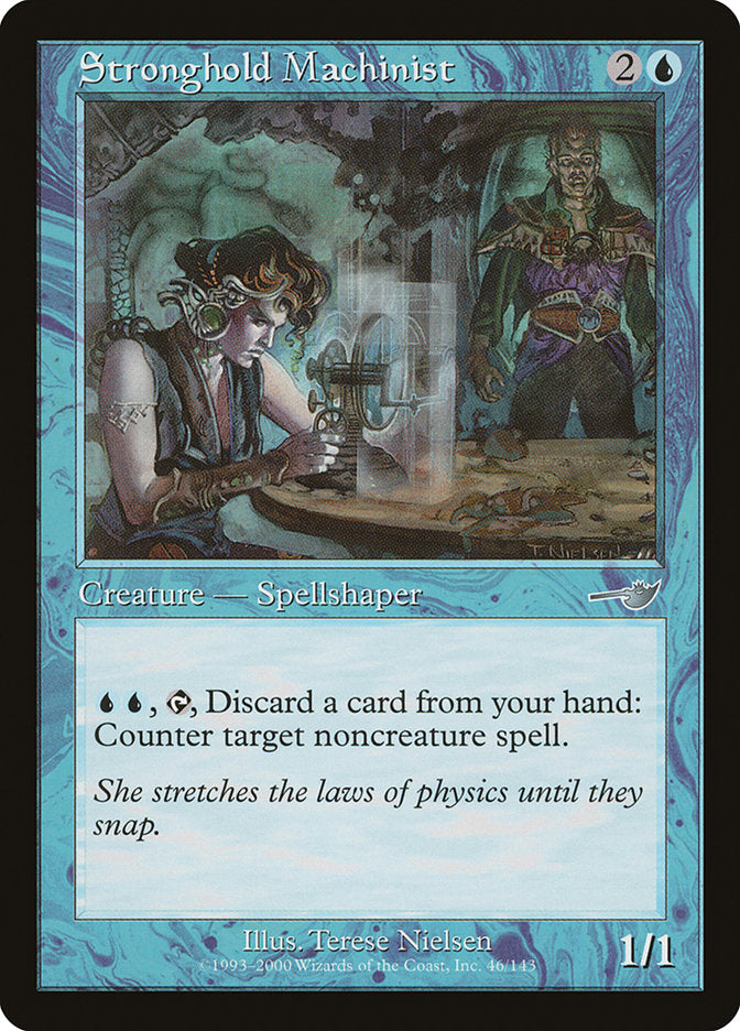 Stronghold Machinist [Nemesis] MTG Single Magic: The Gathering | Red Claw Gaming