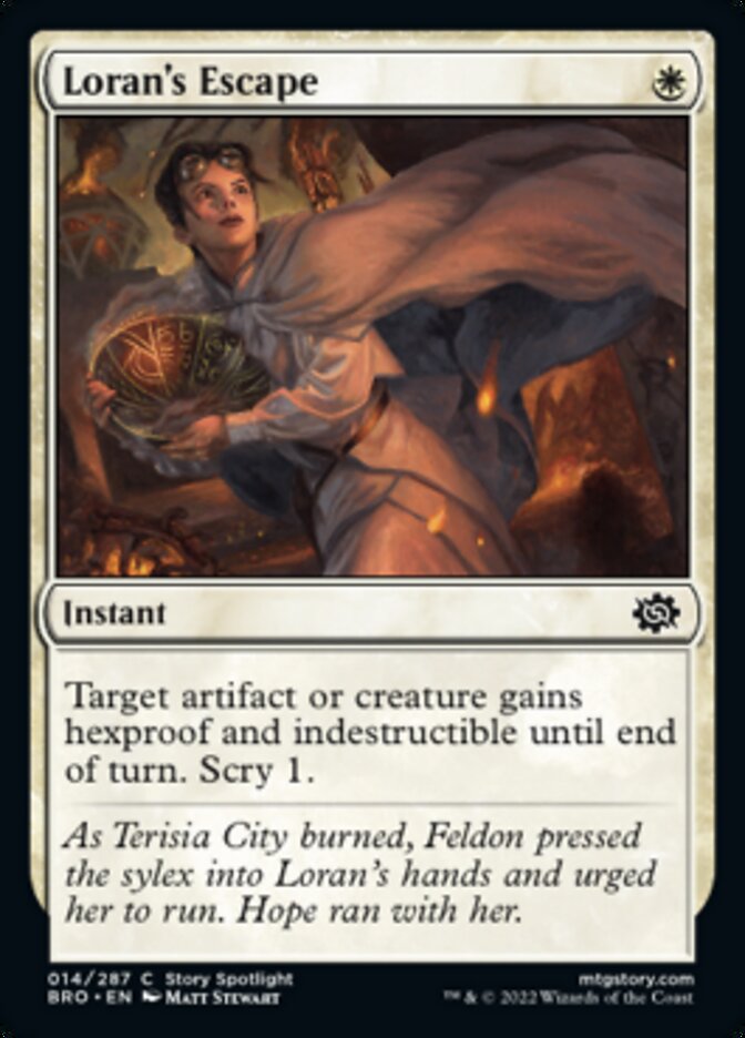 Loran's Escape [The Brothers' War] MTG Single Magic: The Gathering | Red Claw Gaming