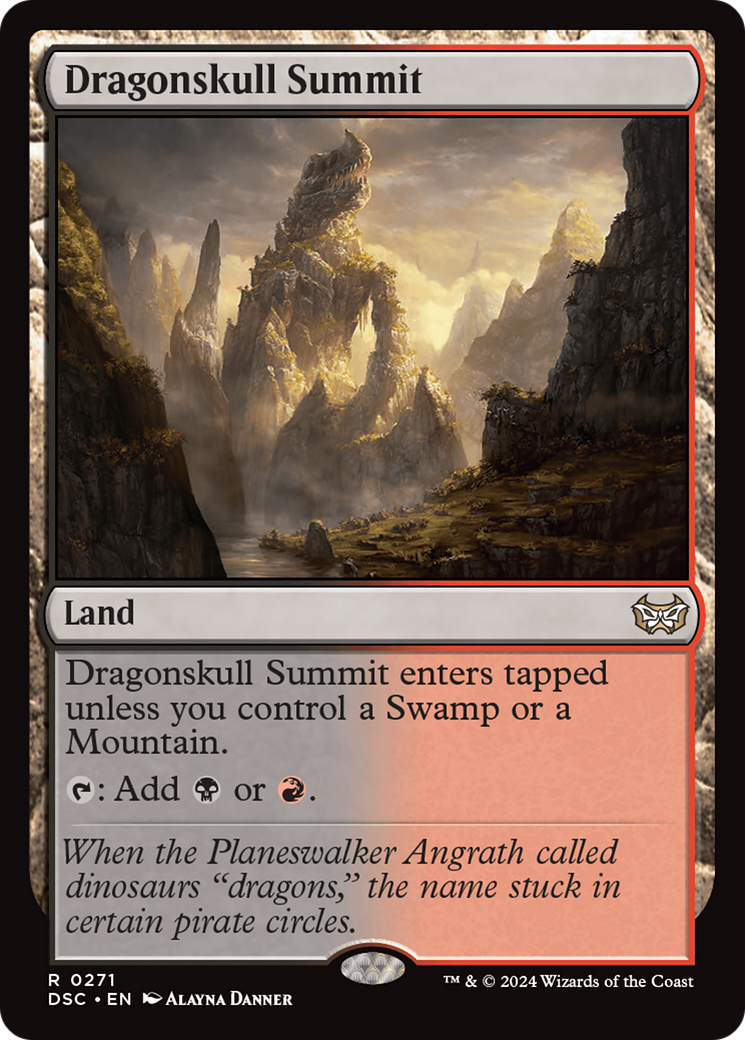 Dragonskull Summit [Duskmourn: House of Horror Commander] MTG Single Magic: The Gathering | Red Claw Gaming