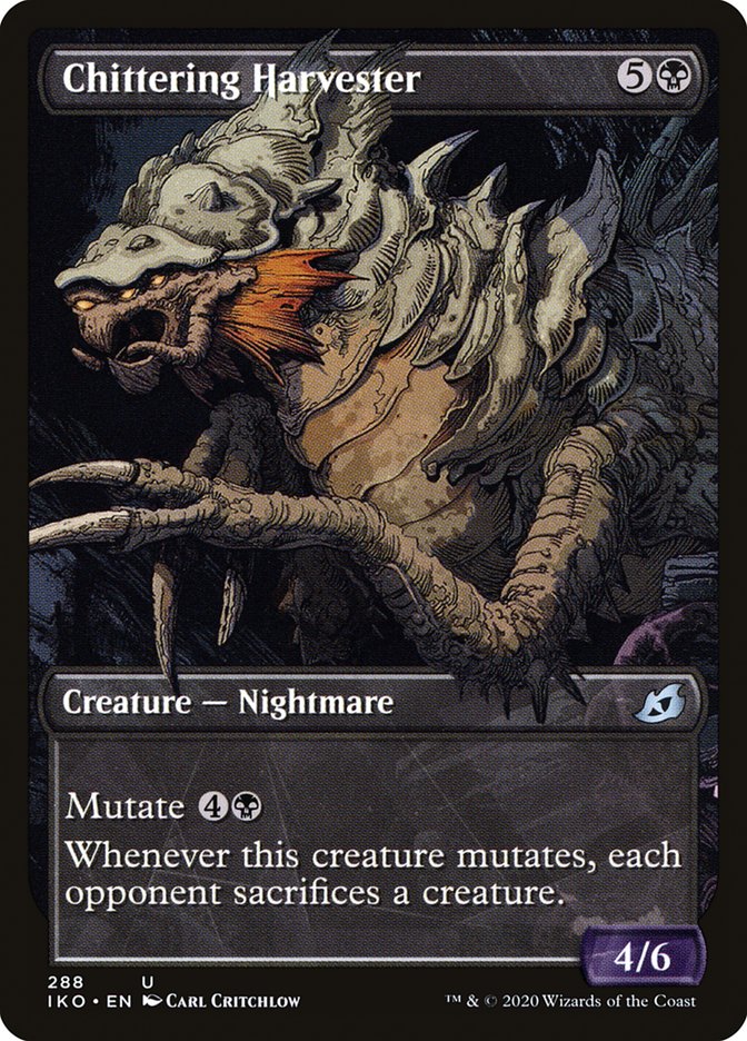 Chittering Harvester (Showcase) [Ikoria: Lair of Behemoths] MTG Single Magic: The Gathering | Red Claw Gaming