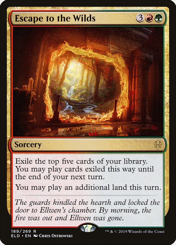 Escape to the Wilds [Throne of Eldraine] MTG Single Magic: The Gathering | Red Claw Gaming