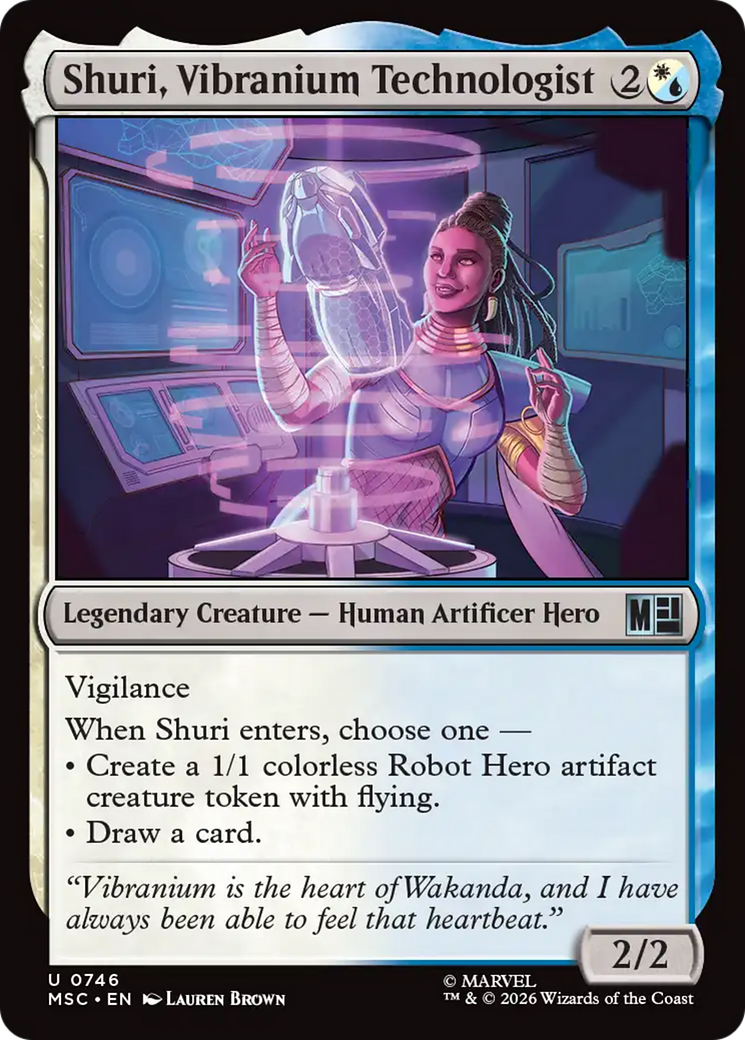 Shuri, Vibranium Technologist [Marvel Super Heroes Commander] | Red Claw Gaming