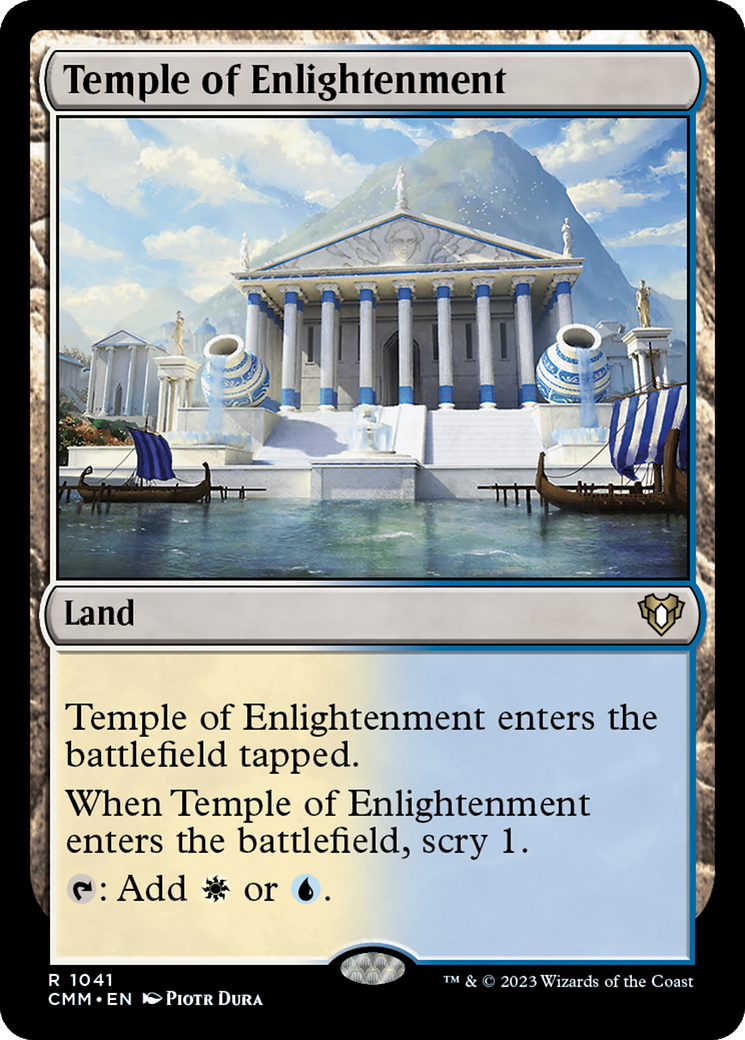 Temple of Enlightenment [Commander Masters] MTG Single Magic: The Gathering    | Red Claw Gaming