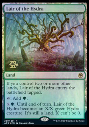 Lair of the Hydra [Dungeons & Dragons: Adventures in the Forgotten Realms Prerelease Promos] MTG Single Magic: The Gathering | Red Claw Gaming