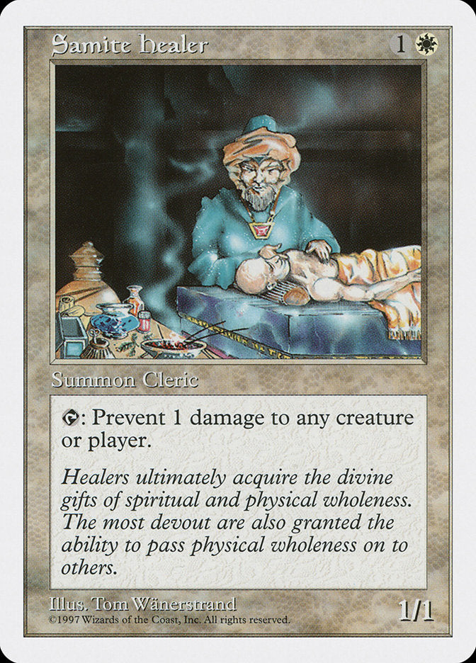 Samite Healer [Fifth Edition] MTG Single Magic: The Gathering | Red Claw Gaming